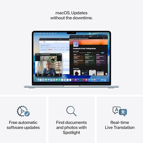 Apple MacBook Air 13 inch Laptop with M5 chip  13 6 inch Liquid Retina Display  24GB Unified Memory  512GB SSD; Midnight