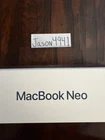 Apple MacBook Neo  A18 Pro  2026  Laptop 256GB Indigo MHFF4LL/A Brand New Sealed