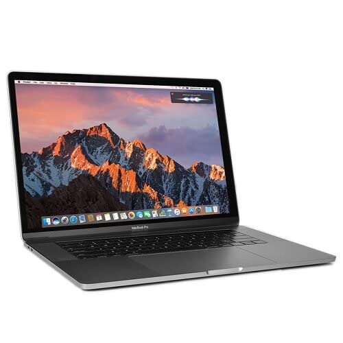 Apple MacBook Pro Retina Core i7 de 15 pulgadas, MLH32LL/A de 2.6 GHz con Touch Bar, memoria de 16 GB, SSD de 512 GB, color gris espacial (renovada)