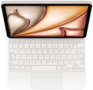Apple Magic Keyboard  Keyboard and Case for iPad Air 11 inch  M2 and M3  and iPad Air  4th and 5th Generation   US English   White