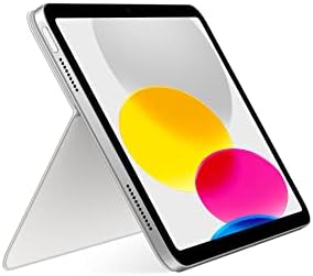 Apple Magic Keyboard Folio  iPad Keyboard and case for iPad  A16 and 10th Generation   Detachable Two Piece Design that attaches magnetically  Built in trackpad  US English   White