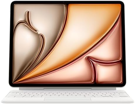 Apple Magic Keyboard: Teclado y Funda para iPad Air de 11 Pulgadas (M2 y M3) y iPad Air (4ª y 5ª Generación), Idioma Inglés Estadounidense — Negro