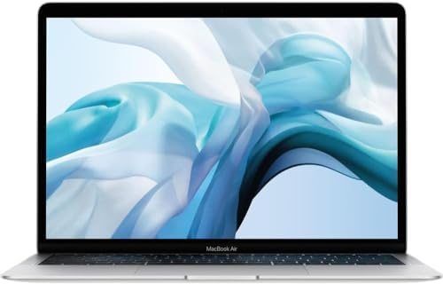 Apple Mid 2019 Apple MacBook Air with 1 6GHz Dual Core Intel Core i5  13 inch  16GB RAM  256B SSD Silver  Renewed 