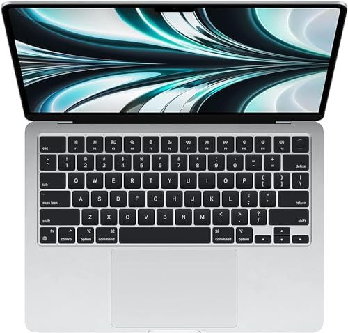 Apple Mid 2022 MacBook Air with Apple M2 Chip  13 6 inch  8GB RAM  256GB SSD   Silver  Renewed