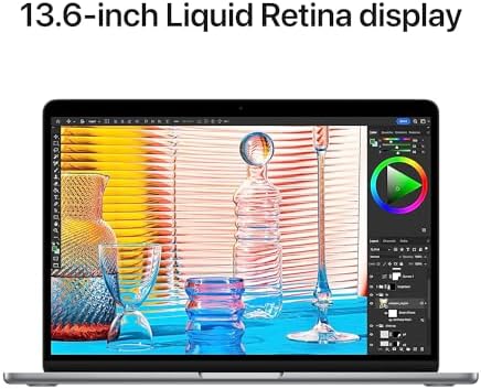 Apple Mid 2022 MacBook Air with Apple M2 Chip  13 6 inch  8GB RAM  256GB SSD   Silver  Renewed