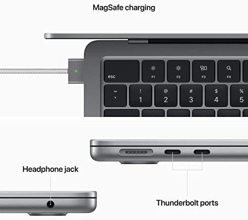 Apple Mid 2022 MacBook Air with Apple M2 Chip  13 6 inch  8GB RAM  256GB SSD   Silver  Renewed