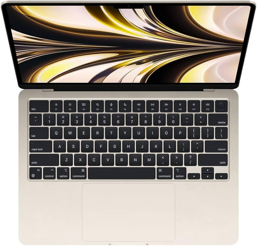 Apple Mid 2022 MacBook Air with Apple M2 Chip  13 6 inch  8GB RAM  256GB SSD   Silver  Renewed
