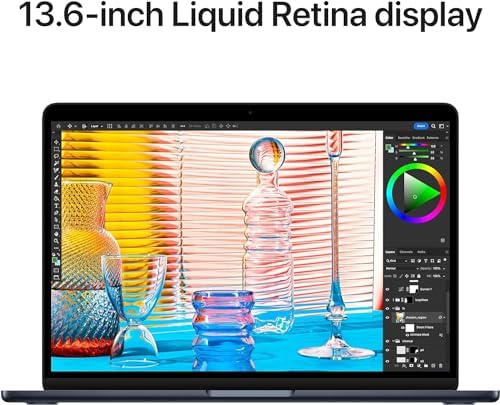 Apple Mid 2022 MacBook Air with Apple M2 Chip  13 6 inch  8GB RAM  256GB SSD   Silver  Renewed