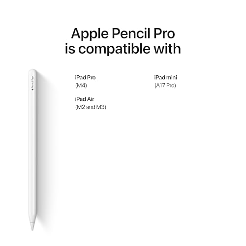 Apple Pencil Pro  Latest Model   Device Compatibility Check Required   Pixel Perfect Precision  Tilt and Pressure Sensitivity  Perfect for Note Taking  Drawing  and Art  Charges and Pairs Magnetically