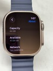 Apple Ultra 2 Watch 64gb 49mm Titanium GPS   LTE  Unlocked  A2986  Read