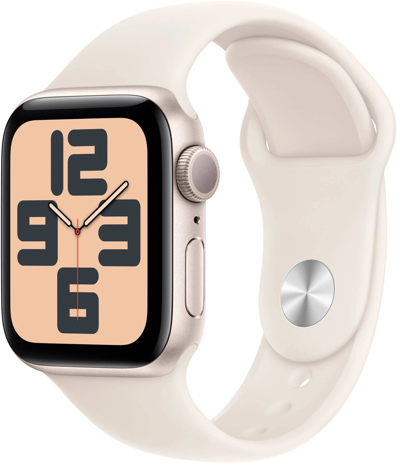 Apple Watch SE 2 40mm Starlight Aluminum   Starlight Sport Band MXEF3LL/A