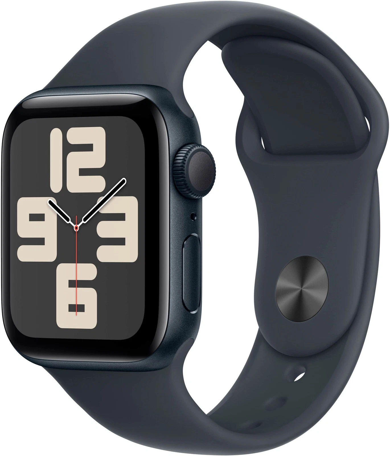 Apple Watch SE 2 40mm Midnight Aluminum   Midnight Sport Band MXE73LL/A