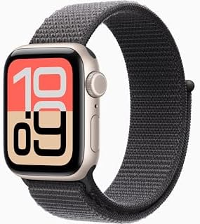 Apple Watch SE 3  GPS   Cellular  40mm  Starlight Aluminum Case with Starlight Sport Band  S/M  Renewed 