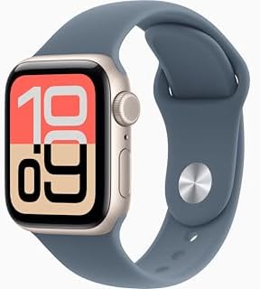 Apple Watch SE 3  GPS   Cellular  40mm  Starlight Aluminum Case with Starlight Sport Band  S/M  Renewed 