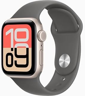 Apple Watch SE 3  GPS   Cellular  40mm  Starlight Aluminum Case with Starlight Sport Band  S/M  Renewed 
