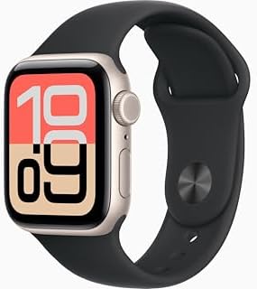 Apple Watch SE 3  GPS   Cellular  40mm  Starlight Aluminum Case with Starlight Sport Band  S/M  Renewed 