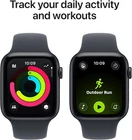 Apple Watch SE 3  GPS  44mm Midnight Aluminum Case Sport Band M/L 2025 MEHQ4LWA