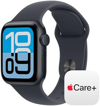 Apple Watch SE 3  GPS 44mm  Smartwatch with Midnight Aluminum Case with Midnight Sport Band   M/L  Fitness and Sleep Trackers  Heart Rate Monitor  Always On Display  Water Resistant