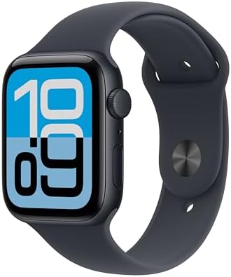 Apple Watch SE 3  GPS 40mm  Smartwatch with Midnight Aluminum Case with Midnight Sport Band   S/M  Fitness and Sleep Trackers  Heart Rate Monitor  Always On Display  Water Resistant