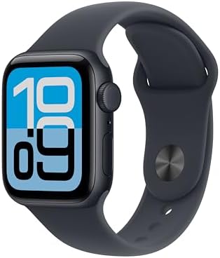 Apple Watch SE 3  GPS   Cellular 40mm  Smartwatch with Midnight Aluminum Case with Midnight Sport Band   S/M  Fitness and Sleep Trackers  Heart Rate Monitor  Always On Display  Water Resistant