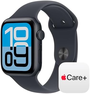 Apple Watch SE 3  GPS 40mm  Smartwatch with Midnight Aluminum Case with Midnight Sport Band   S/M  Fitness and Sleep Trackers  Heart Rate Monitor  Always On Display  Water Resistant