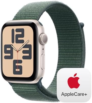 Apple Watch SE  2nd Gen   GPS 44mm  Smartwatch with Midnight Aluminum Case with Midnight Sport Band M/L  Fitness and Sleep Trackers  Crash Detection  Heart Rate Monitor  Retina Display