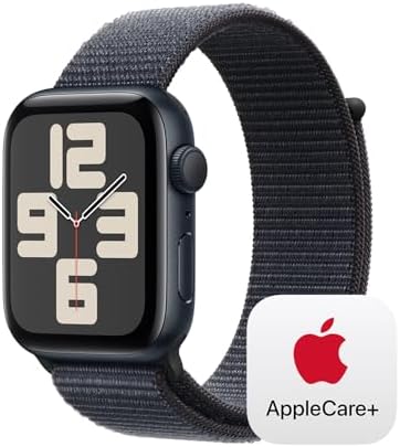 Apple Watch SE  2nd Gen   GPS 44mm  Smartwatch with Midnight Aluminum Case with Midnight Sport Band M/L  Fitness and Sleep Trackers  Crash Detection  Heart Rate Monitor  Retina Display