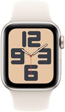 Apple Watch SE - Reloj inteligente (2.ª generación) [GPS + celular 44 mm] con caja de aluminio Midnight y correa deportiva color Midnight M/L, monitor de actividad física y sueño, detección de
