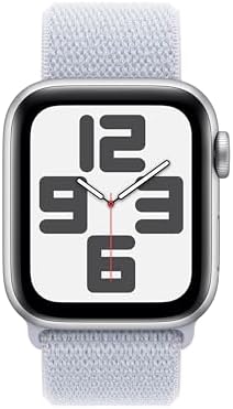 Apple Watch SE - Reloj inteligente (2.ª generación) [GPS + celular 44 mm] con caja de aluminio Midnight y correa deportiva color Midnight M/L, monitor de actividad física y sueño, detección de