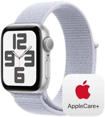 Apple Watch SE - Reloj inteligente (2.ª generación) [GPS + celular 44 mm] con caja de aluminio Midnight y correa deportiva color Midnight M/L, monitor de actividad física y sueño, detección de