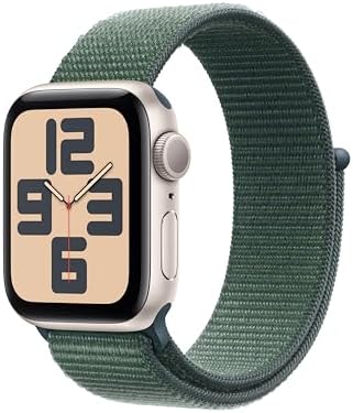Apple Watch SE - Reloj inteligente (2.ª generación) [GPS + celular 44 mm] con caja de aluminio Midnight y correa deportiva color Midnight M/L, monitor de actividad física y sueño, detección de