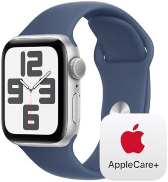 Apple Watch SE - Reloj inteligente (2.ª generación) [GPS + celular 44 mm] con caja de aluminio Midnight y correa deportiva color Midnight M/L, monitor de actividad física y sueño, detección de