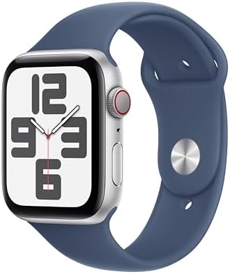 Apple Watch SE  2nd Gen   GPS 44mm  Smartwatch with Midnight Aluminum Case with Midnight Sport Band M/L  Fitness and Sleep Trackers  Crash Detection  Heart Rate Monitor  Retina Display