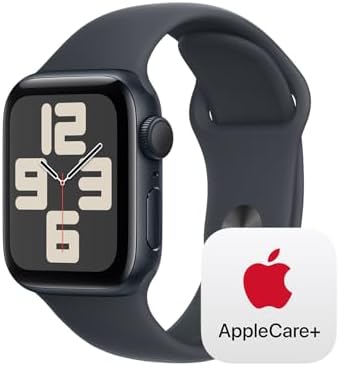 Apple Watch SE  2nd Gen   GPS 44mm  Smartwatch with Midnight Aluminum Case with Midnight Sport Band M/L  Fitness and Sleep Trackers  Crash Detection  Heart Rate Monitor  Retina Display