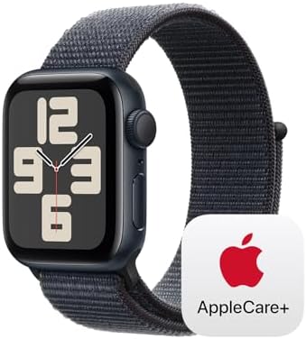 Apple Watch SE  2nd Gen   GPS 44mm  Smartwatch with Midnight Aluminum Case with Midnight Sport Band M/L  Fitness and Sleep Trackers  Crash Detection  Heart Rate Monitor  Retina Display