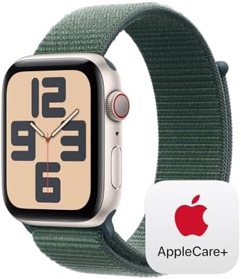 Apple Watch SE  2nd Gen   GPS 44mm  Smartwatch with Midnight Aluminum Case with Midnight Sport Band M/L  Fitness and Sleep Trackers  Crash Detection  Heart Rate Monitor  Retina Display