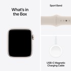 Apple Watch SE  2nd Gen   GPS 44mm  Smartwatch with Starlight Aluminum Case with