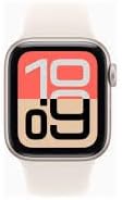 Apple Watch SE  3nd Gen   GPS  40mm    Starlight Aluminum Case with Starlight Sport Band  S/M  Renewed 
