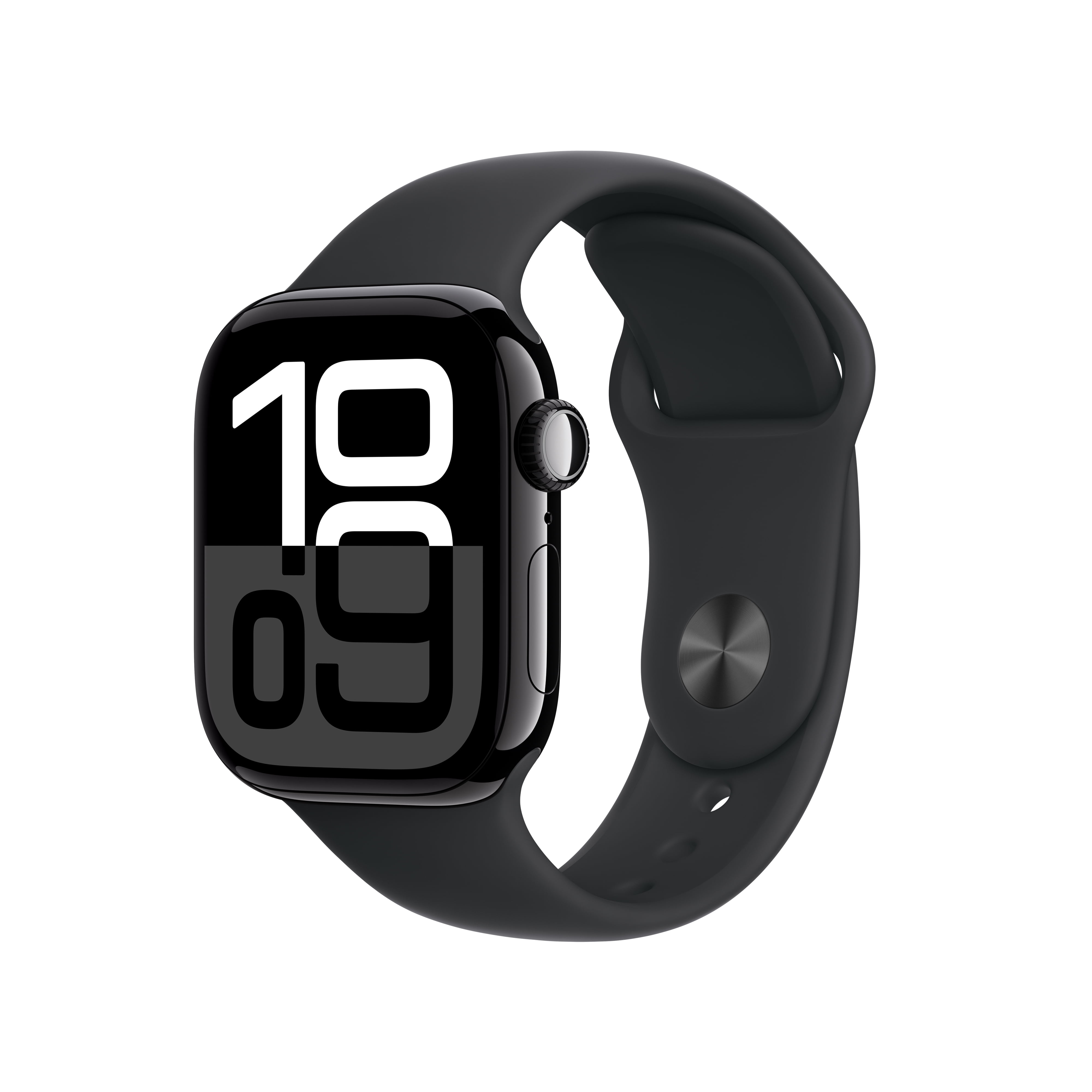 Apple Watch Series 10 GPS + Celular Caja de Aluminio Negro Azabache de 42 Mm con Correa Deportiva Negra - S/M