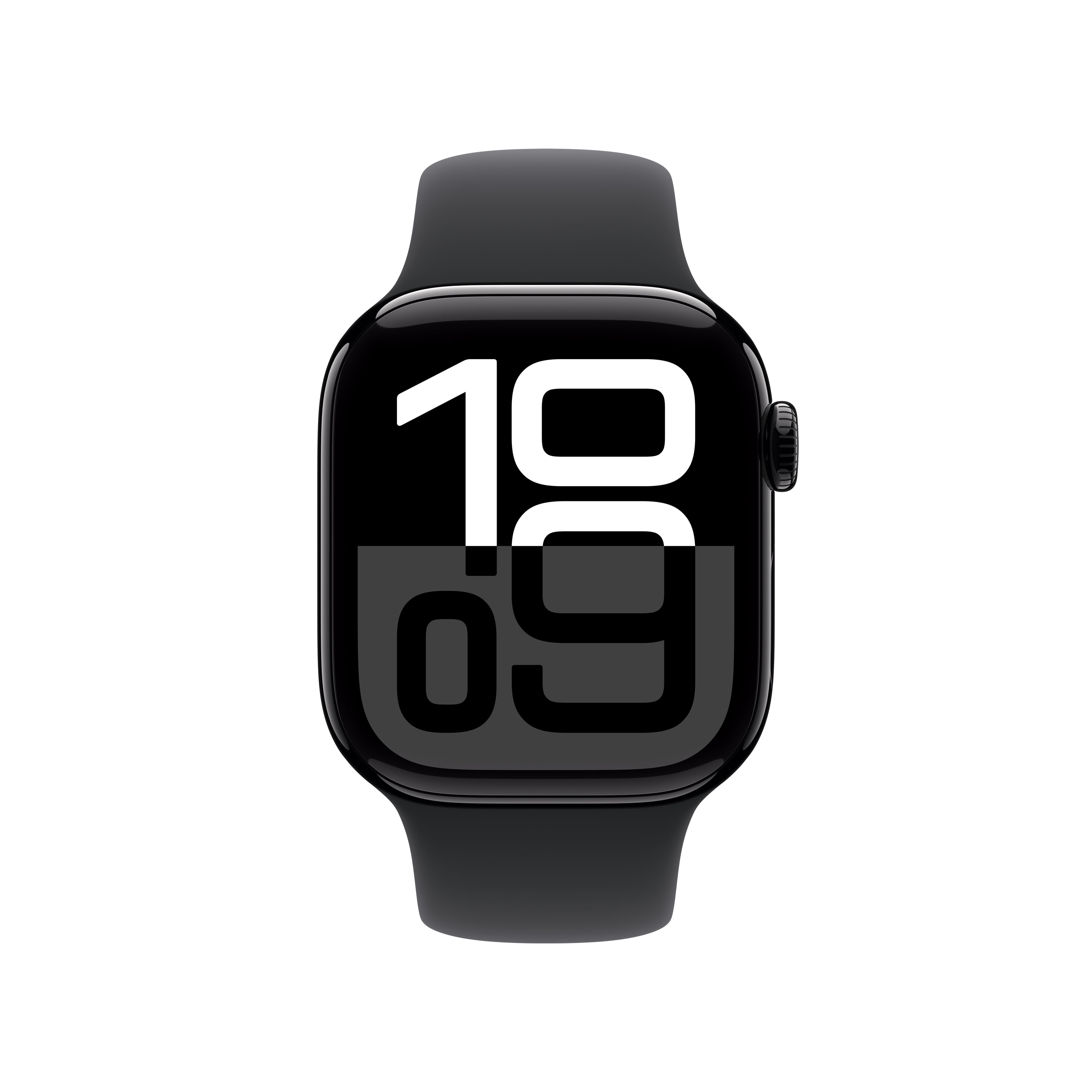 Apple Watch Series 10 GPS + Celular Caja de Aluminio Negro Azabache de 42 Mm con Correa Deportiva Negra - S/M