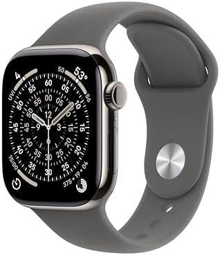 Apple Watch Series 11  GPS   Cellular 42mm  Smartwatch with Space Gray Aluminum Case with Black Sport Band   S/M  Sleep Score  Fitness Tracker  Health Monitoring  Always On Display  Water Resistant