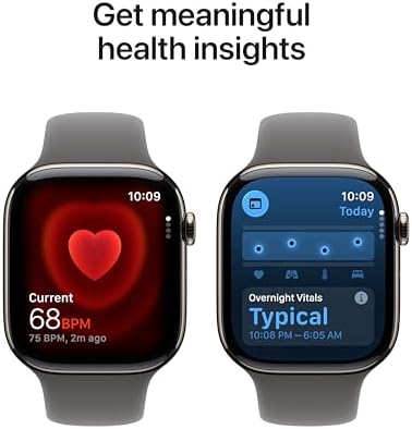 Apple Watch Series 11  GPS 46mm  Smartwatch with Silver Aluminum Case with Purple Fog Sport Band   M/L  Sleep Score  Fitness Tracker  Health Monitoring  Always On Display  Water Resistant