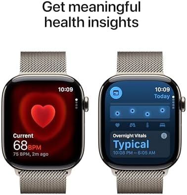 Apple Watch Series 11  GPS 46mm  Smartwatch with Silver Aluminum Case with Purple Fog Sport Band   M/L  Sleep Score  Fitness Tracker  Health Monitoring  Always On Display  Water Resistant