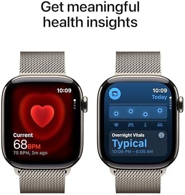 Apple Watch Series 11  GPS 46mm  Smartwatch with Silver Aluminum Case with Purple Fog Sport Band   M/L  Sleep Score  Fitness Tracker  Health Monitoring  Always On Display  Water Resistant