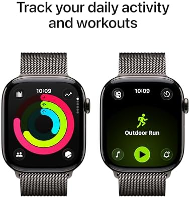 Apple Watch Series 11  GPS   Cellular 42mm  Smartwatch with Rose Gold Aluminum Case w Light Blush Sport Band   S/M  Sleep Score  Fitness Tracker  Health Monitoring  Always On Display  Water Resistant