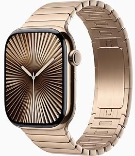 Apple Watch Series 10  GPS  46mm    Jet Black Aluminum Case with Black Sport Band  M/L  Renewed 