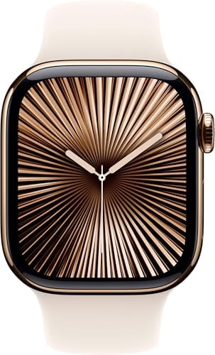 Apple Watch Series 10  GPS  46mm    Jet Black Aluminum Case with Black Sport Band  M/L  Renewed 