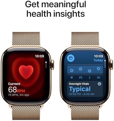 Apple Watch Series 11  GPS 46mm  Smartwatch with Rose Gold Aluminum Case with Light Blush Sport Band   M/L  Sleep Score  Fitness Tracker  Health Monitoring  Always On Display  Water Resistant