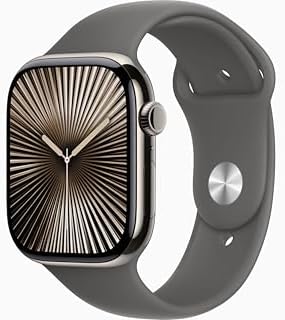 Apple Watch Series 10  GPS  42mm    Rose Gold Aluminum Case with Light Blush Sport Band  S/M  Renewed