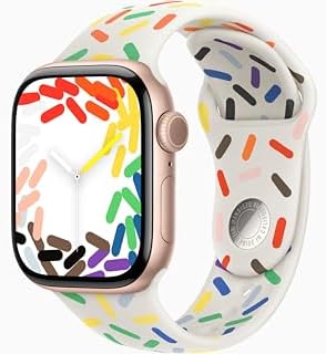 Apple Watch Series 10  GPS  42mm    Rose Gold Aluminum Case with Light Blush Sport Band  S/M  Renewed